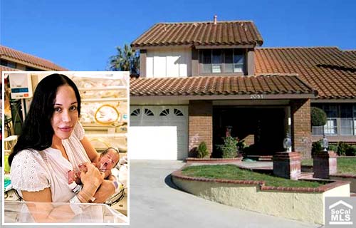 nadya suleman before. Octomom Nadya Suleman house in